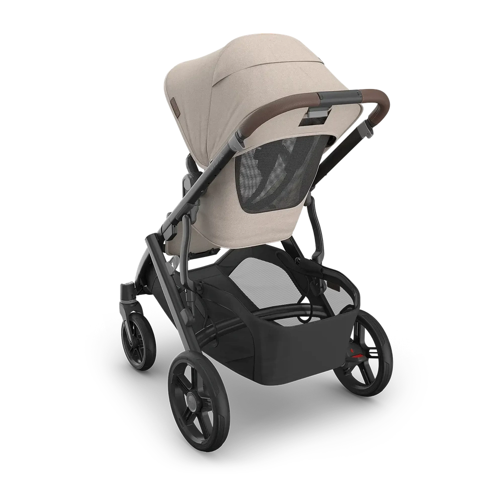 Uppababy Vista V3 stroller Ada - Sandstone Mélange - Carbon Frame with Chestnut Brown Leather New: Available July 2026