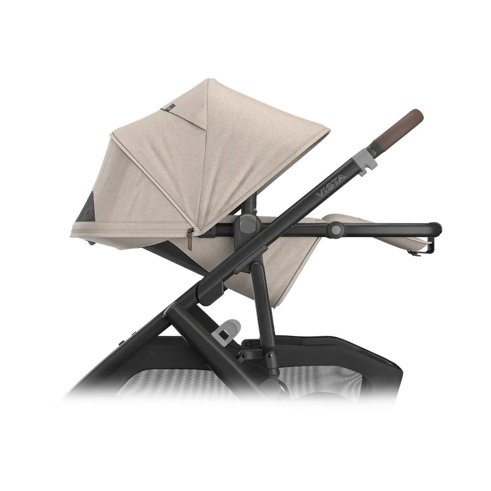 Uppababy Vista V3 stroller Ada - Sandstone Mélange - Carbon Frame with Chestnut Brown Leather New: Available July 2026