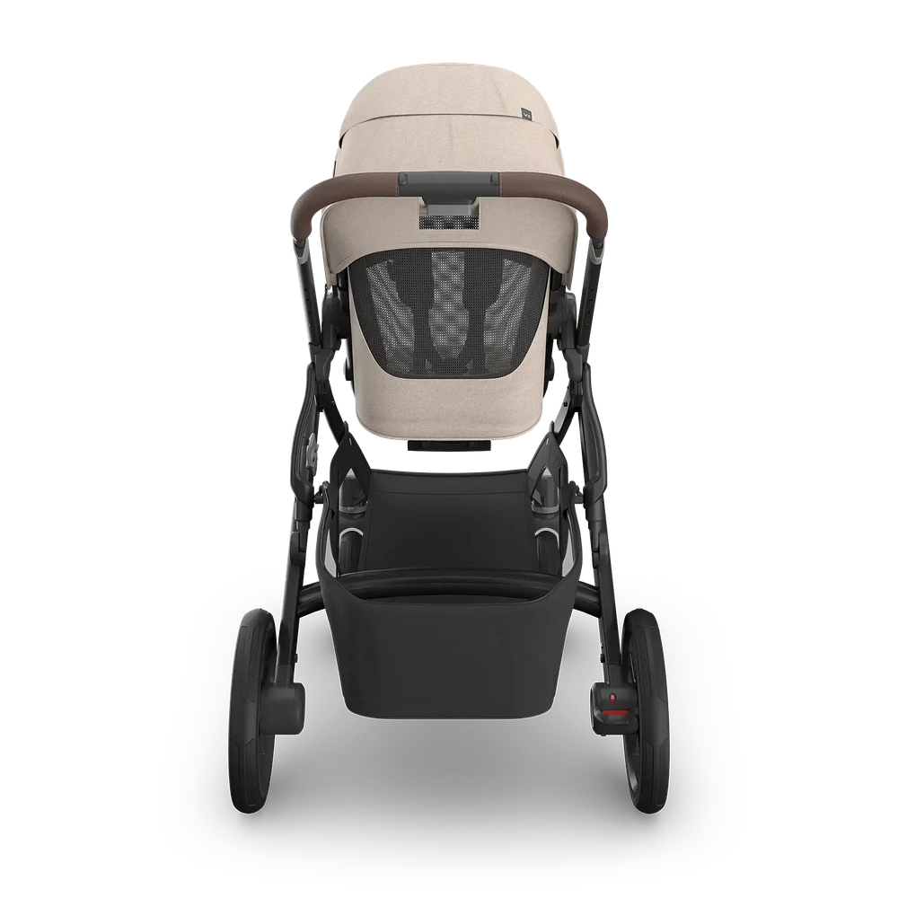 Uppababy Vista V3 stroller Ada - Sandstone Mélange - Carbon Frame with Chestnut Brown Leather New: Available July 2026