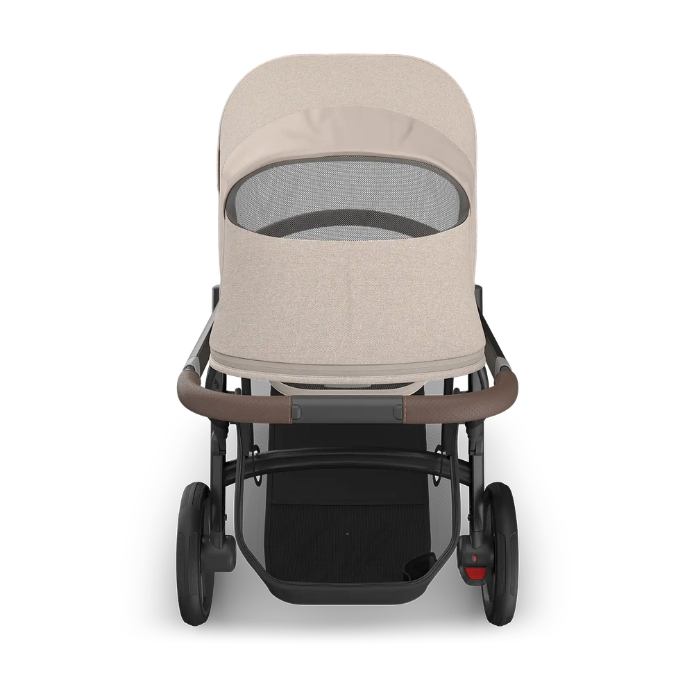 Uppababy Vista V3 stroller Ada - Sandstone Mélange - Carbon Frame with Chestnut Brown Leather New: Available July 2026
