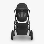 Uppababy Vista V3 Kinderwagen Jake - Zwart - Carbon Frame Met Zwart Leer Nieuw: Leverbaar Juli 2026