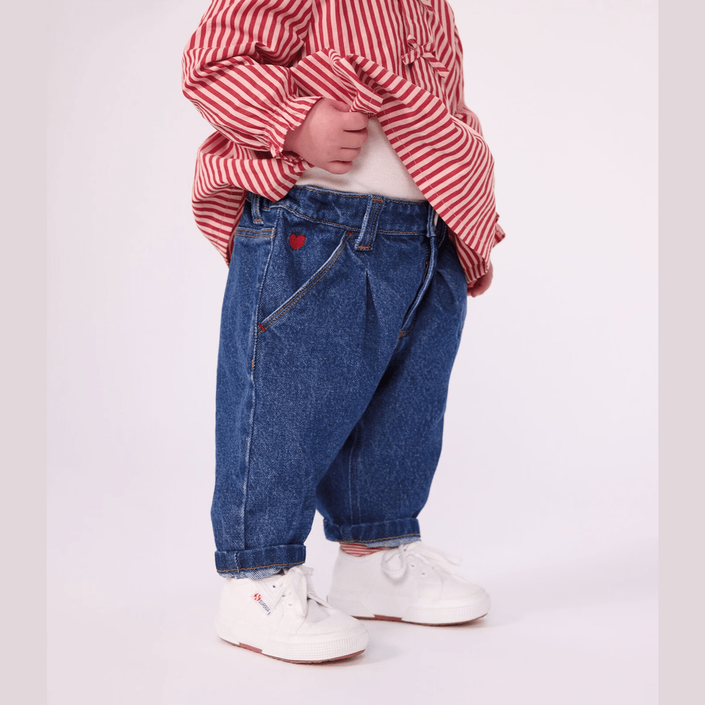 Petit Bateau Broek - Blauw