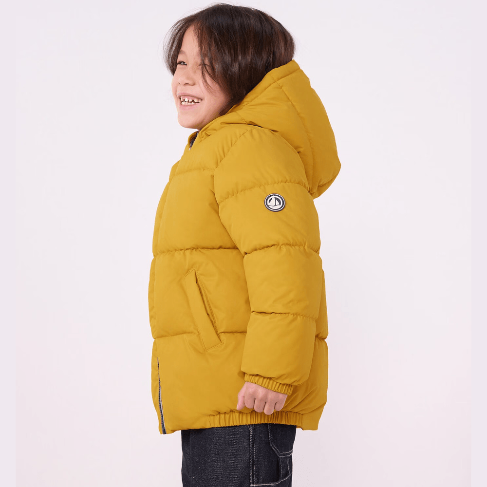 Petit Bateau Gewatteerde Jas - Geel