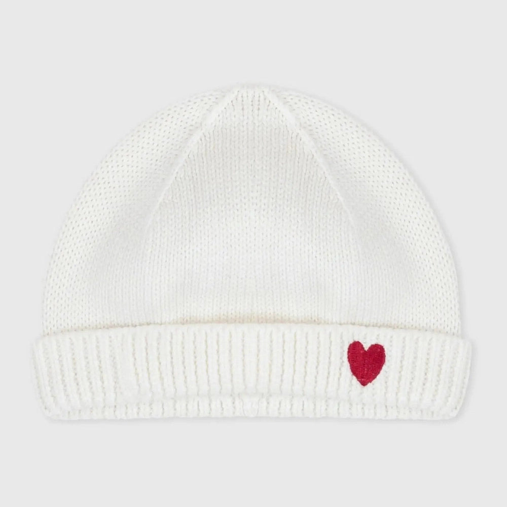 Petit Bateau Geboortemutsje - Wit