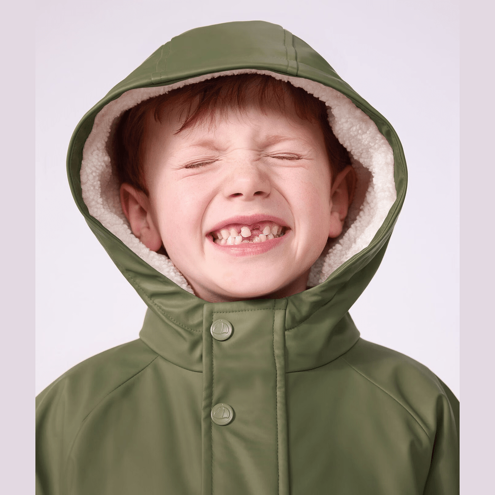 Petit Bateau Gewatteerde Waterdichte Jas - Multicolor