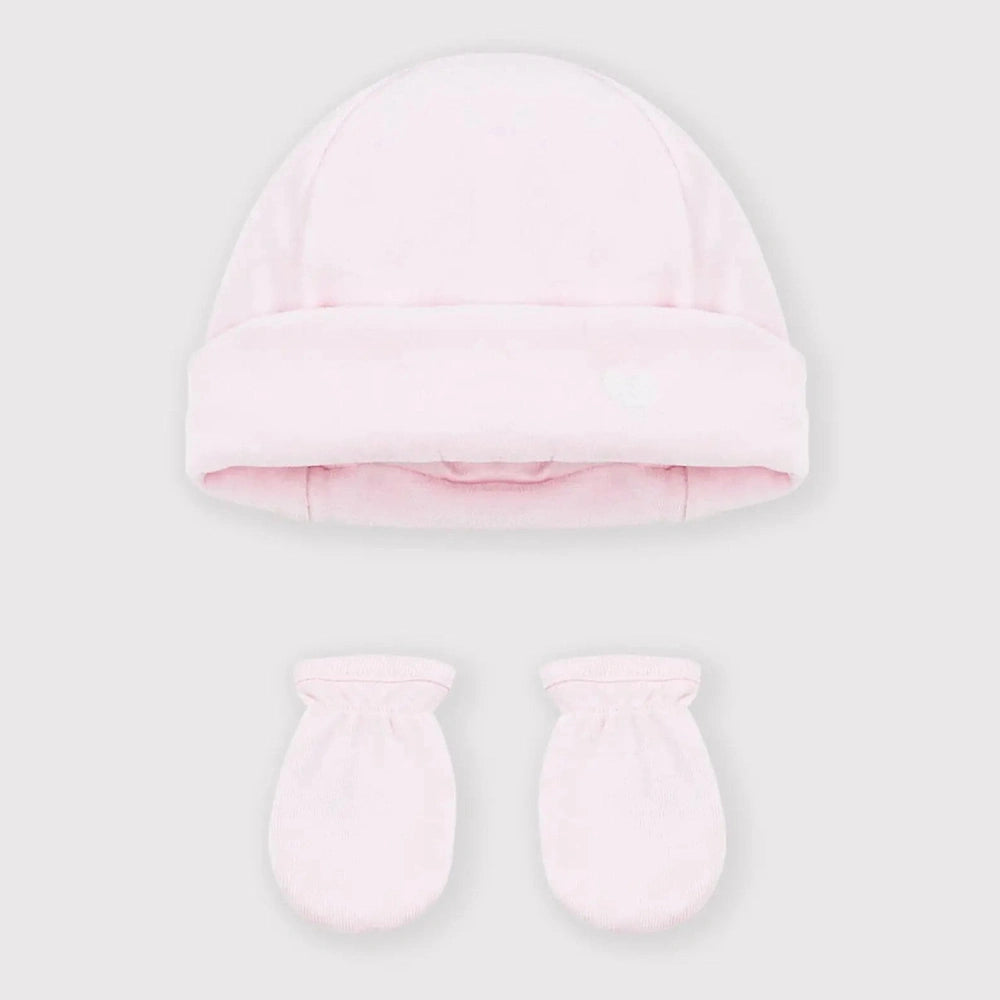 Petit Bateau Mutsje En Wanten - Multicolor