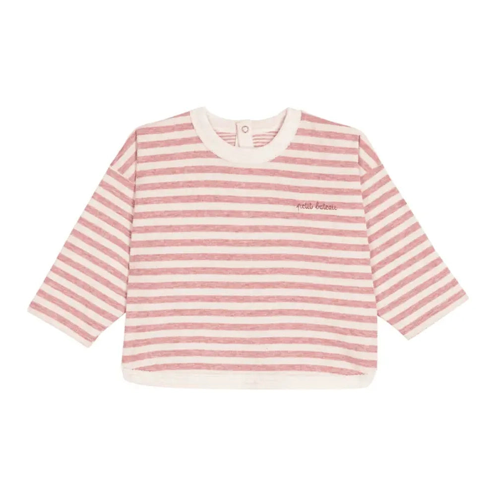 alt
Petit Bateau T-Shirt mit langen Ärmeln - Rosa