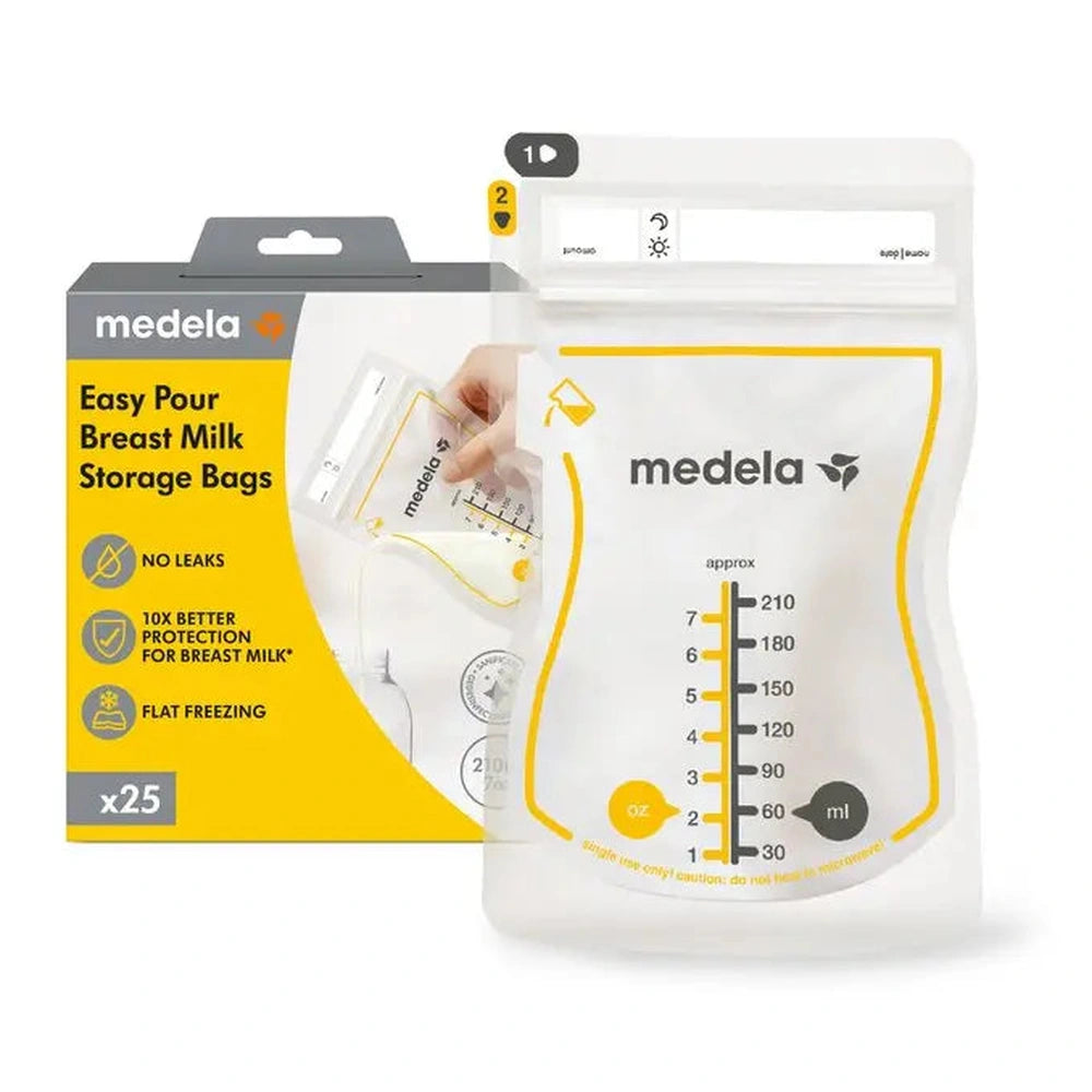 Sachets de conservation du lait maternel Medela Easy Pour avec bec verseur 210 ml - 50 pièces