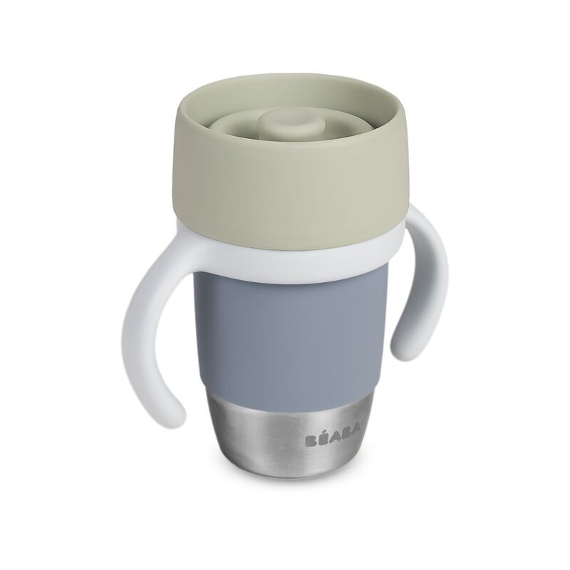 Béaba RVS Leerbeker Click & Drink - Kiezel