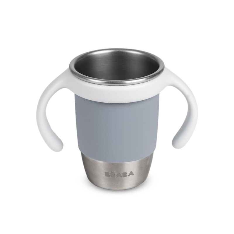 Béaba RVS Leerbeker Click & Drink - Kiezel