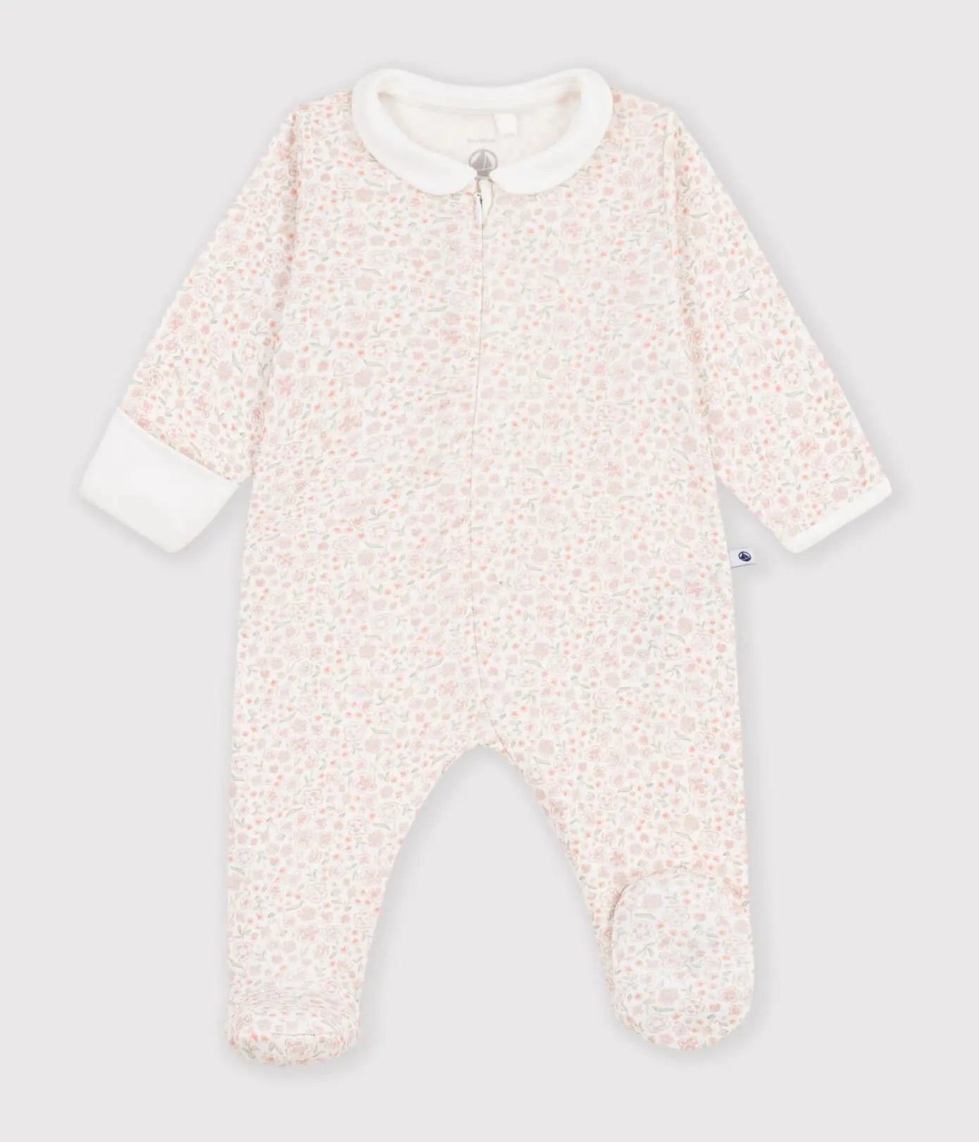 Petit Bateau Slaappakje Met Rits - Wit