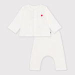 Petit Bateau Set Van 2 Stuks - Wit