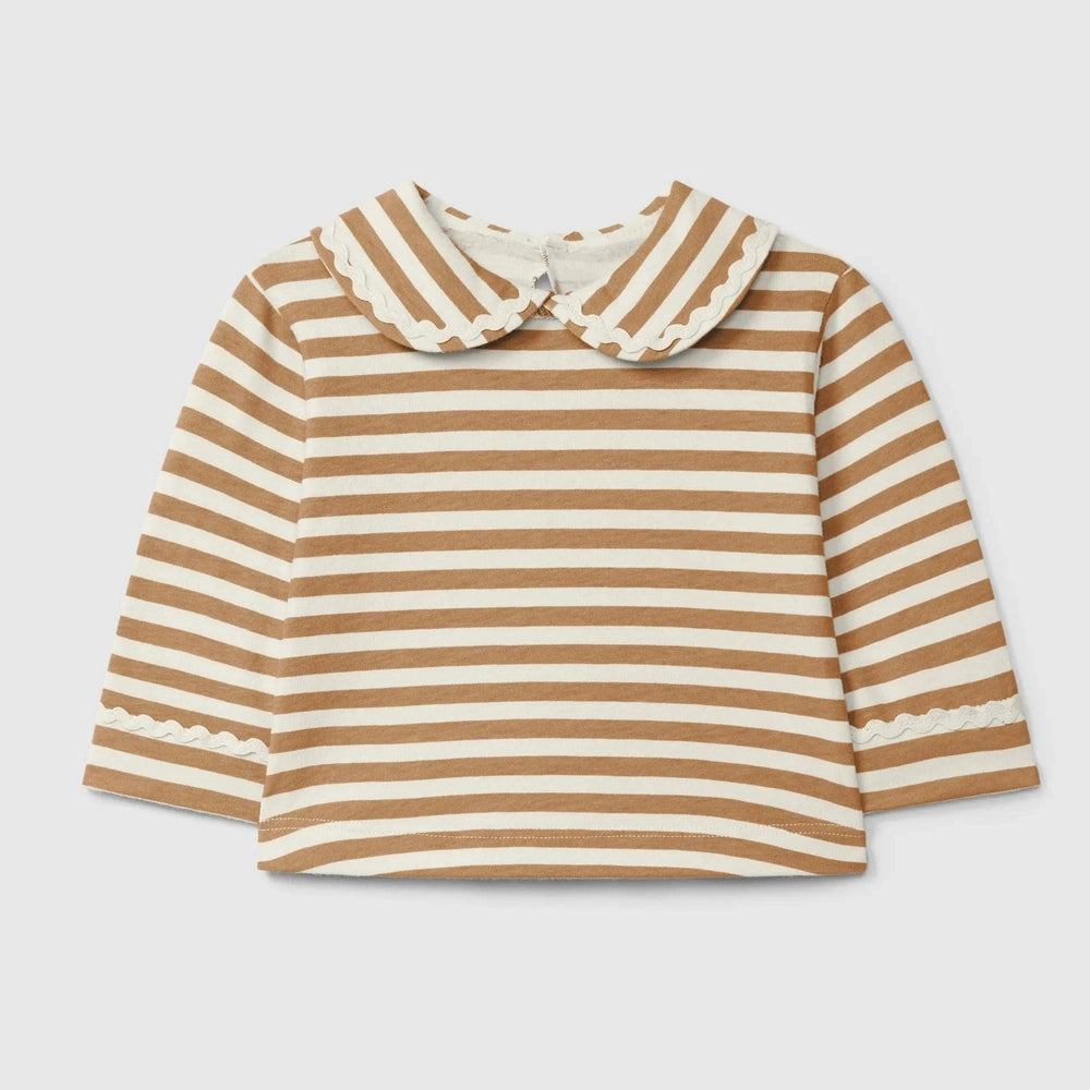 Snug Longsleeve Met Kraag - Amandel