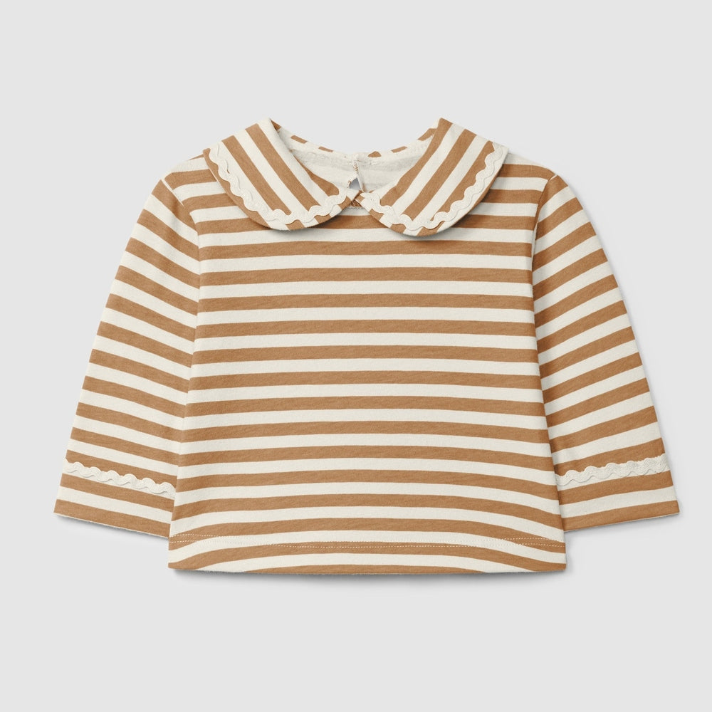 Snug Longsleeve Met Kraag - Amandel