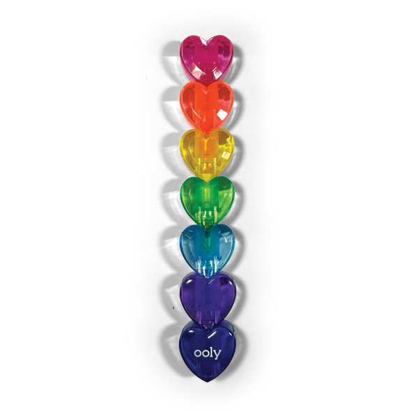 ooly Heart Stacks Stacking Highlighters - 6 Color