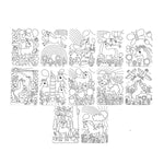 ooly Undercover Verborgen Patronen Kleurkaarten – Unicorn Friends 12 stuks