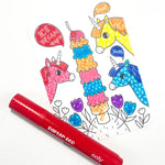 ooly Undercover Verborgen Patronen Kleurkaarten – Unicorn Friends 12 stuks