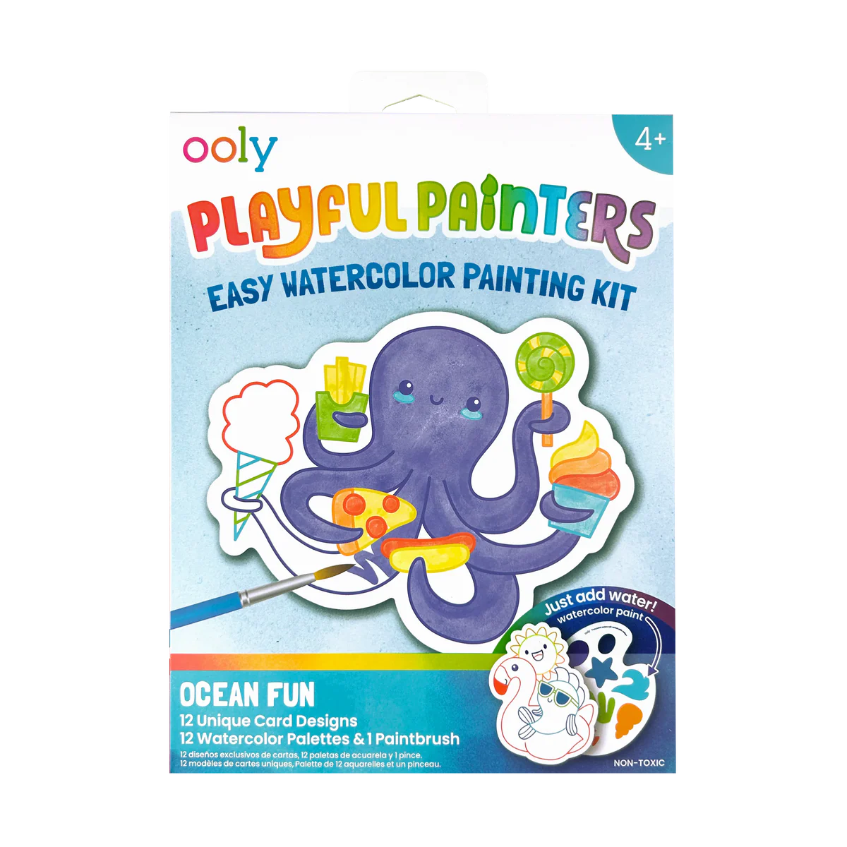 ooly Playful Painters Waterverfset – Ocean Fun