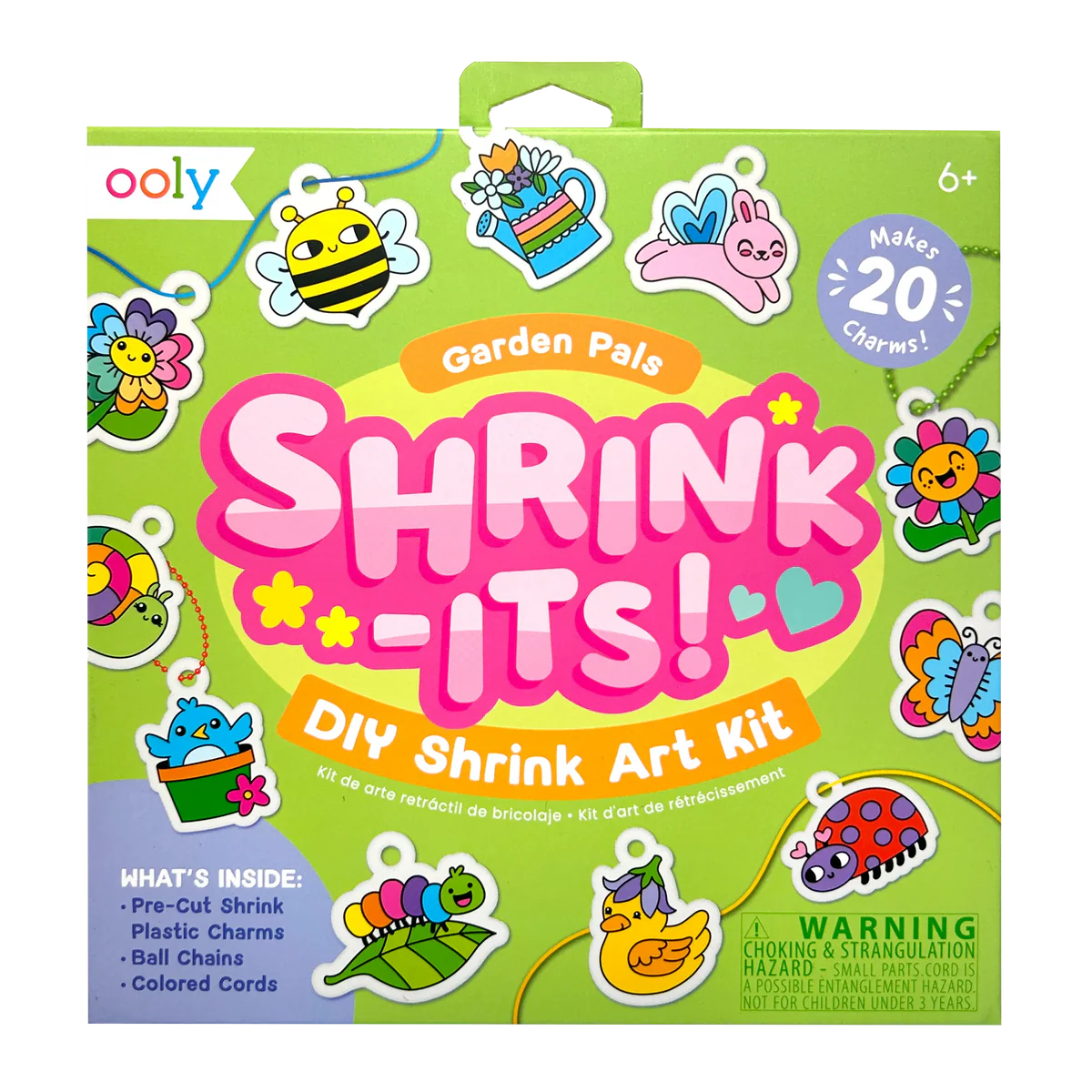 ooly Shrink-its! DIY Shrink Art Kit - Garden Pals