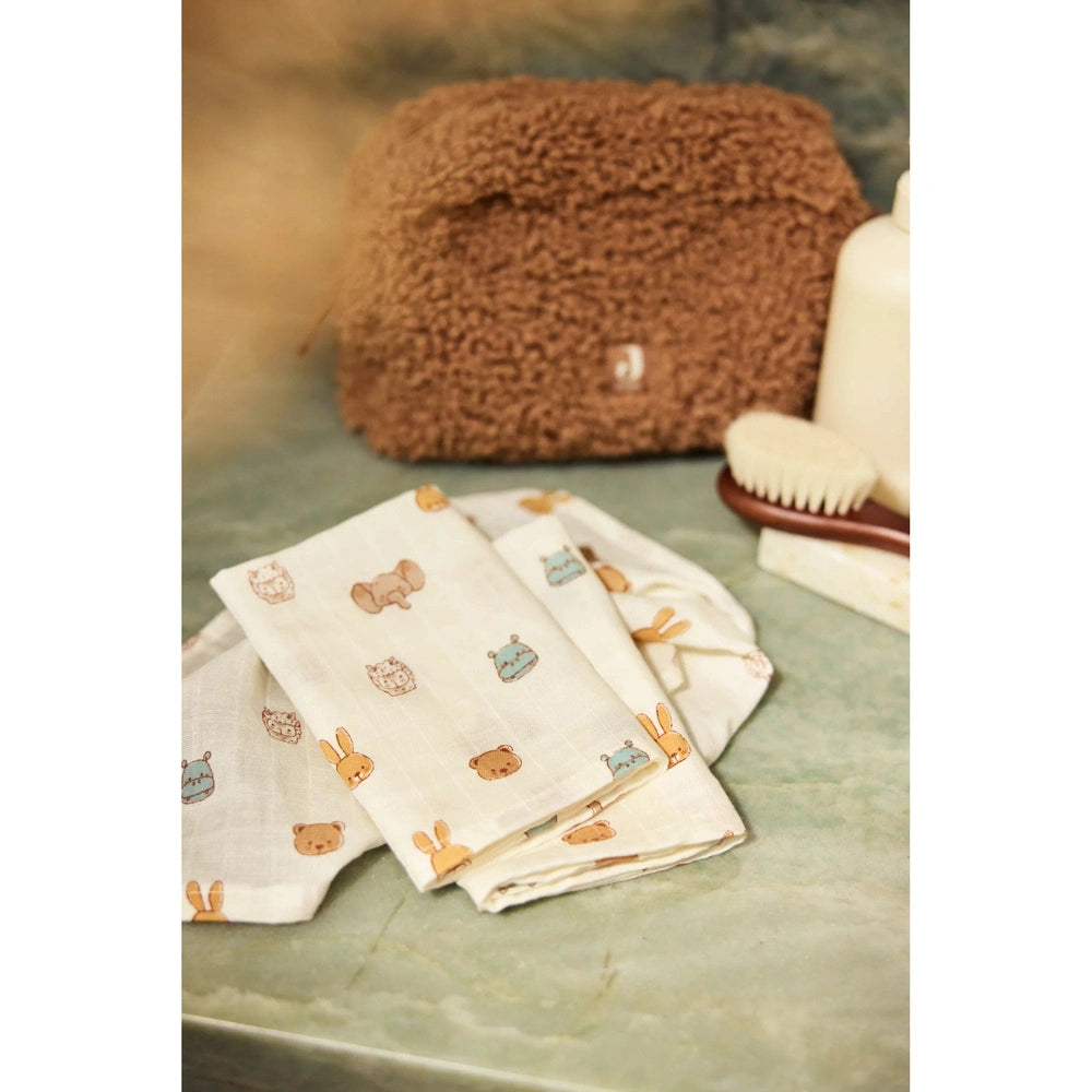 Jollein Hydrofiel Washandje 15x20cm 3 Stuks - Jollies