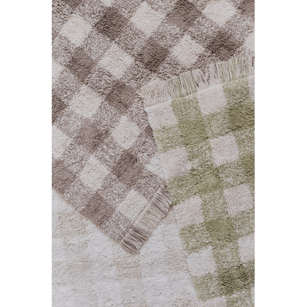 Lorena Canals Washable Rug Vichy Marron