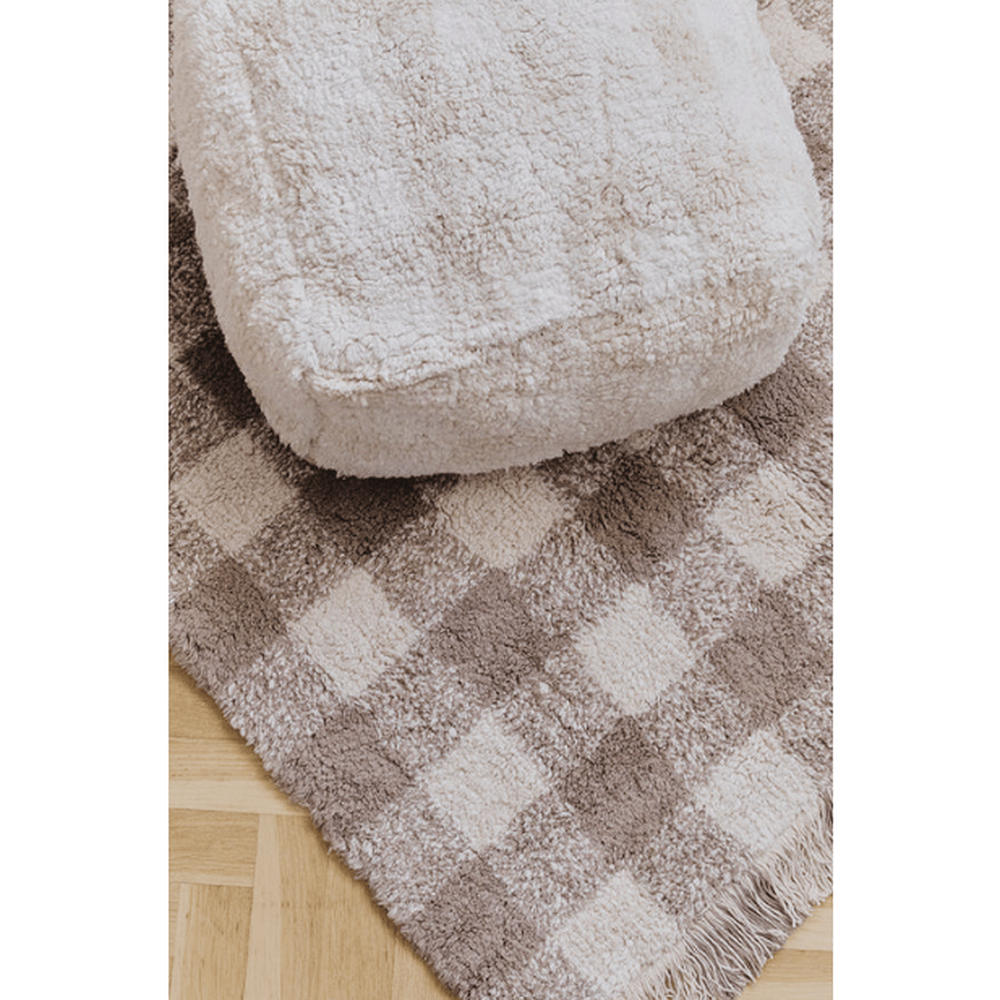 Lorena Canals Washable Rug Vichy Marron