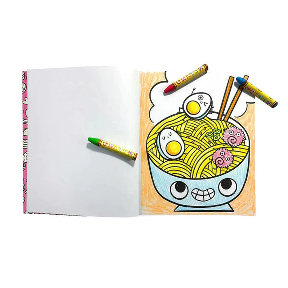ooly Color-in' Book Coloring Book - Happy Snacks - 31 Pages