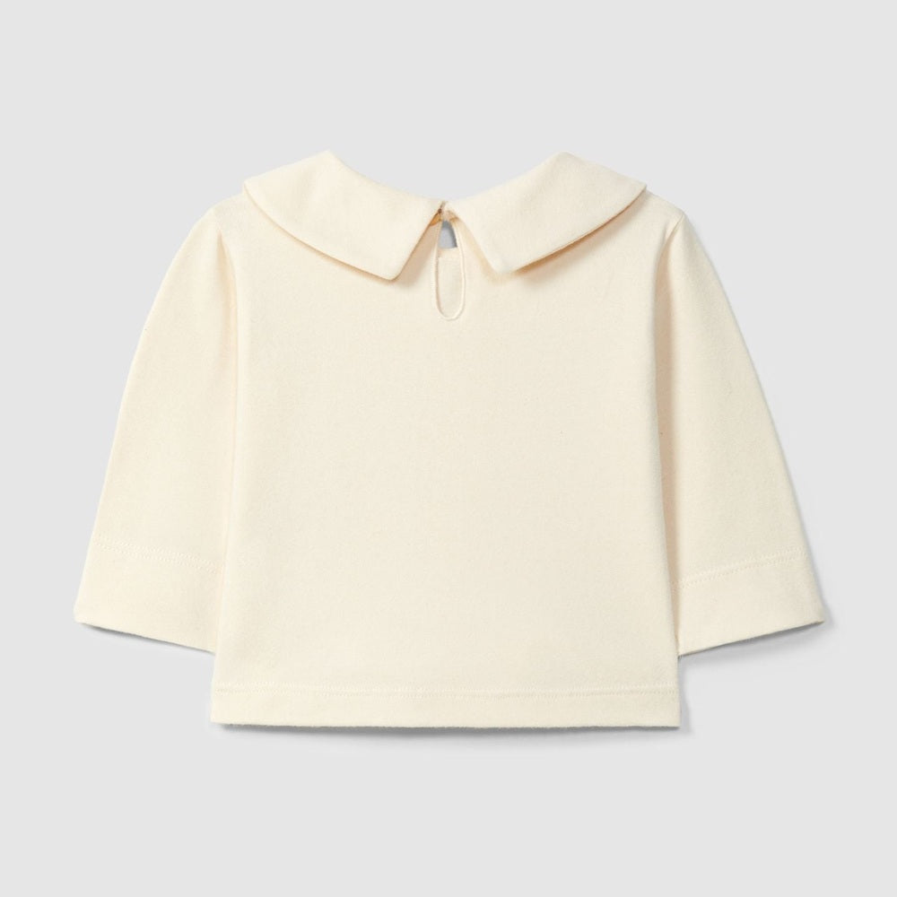 Snug Longsleeve Met Kraag - Amandel