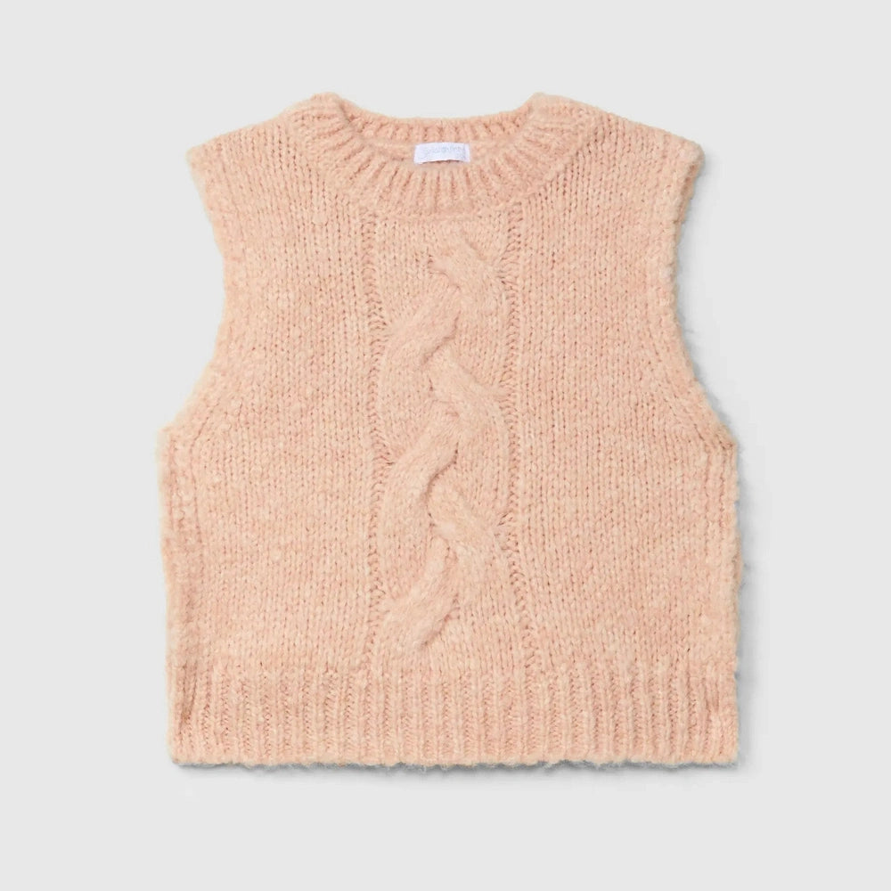 Laranjinha Gebreid Vest - Zalm