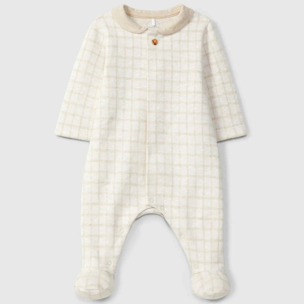 Laranjinha Babygrow Met Ronde Kraag - Zand