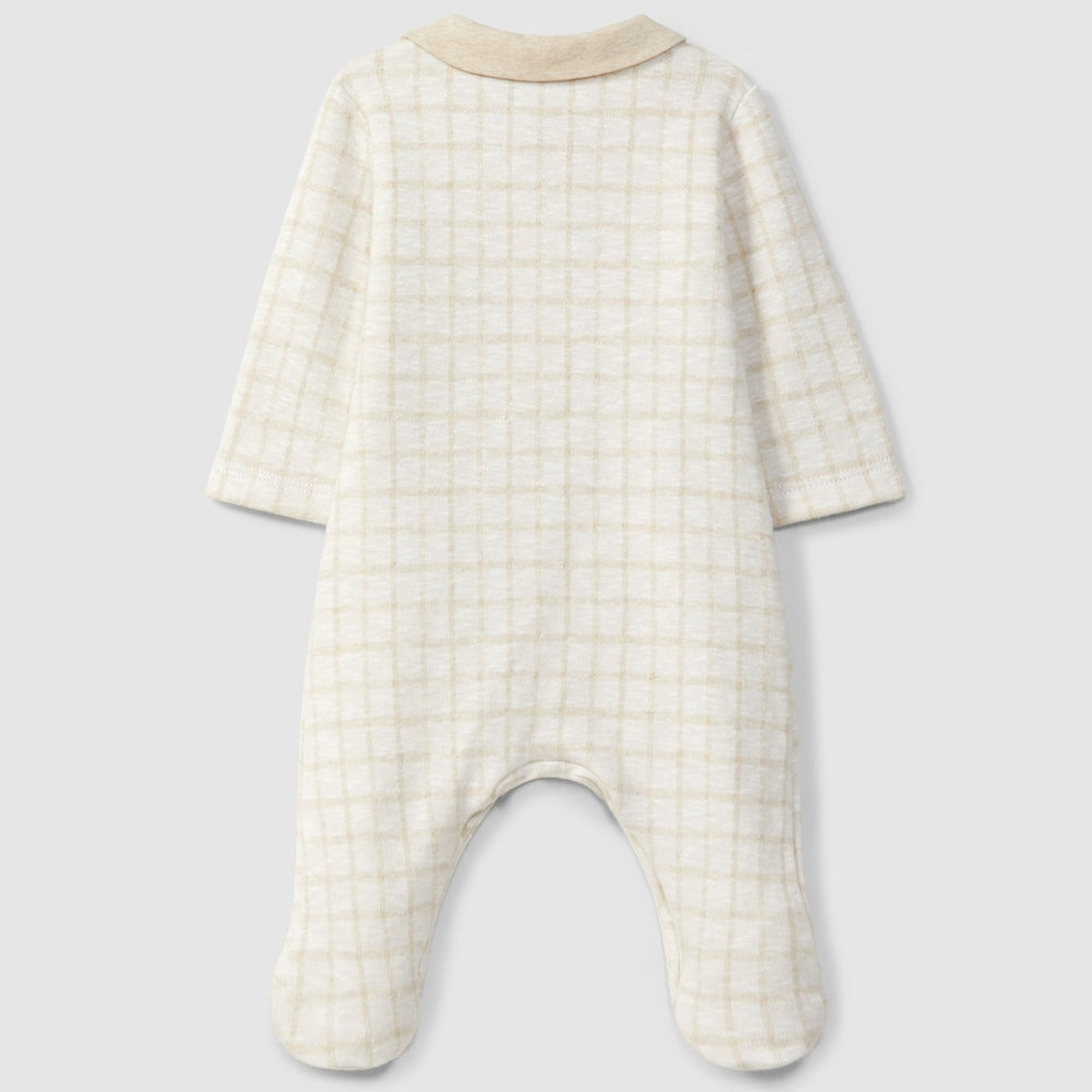 Laranjinha Babygrow Met Ronde Kraag - Zand
