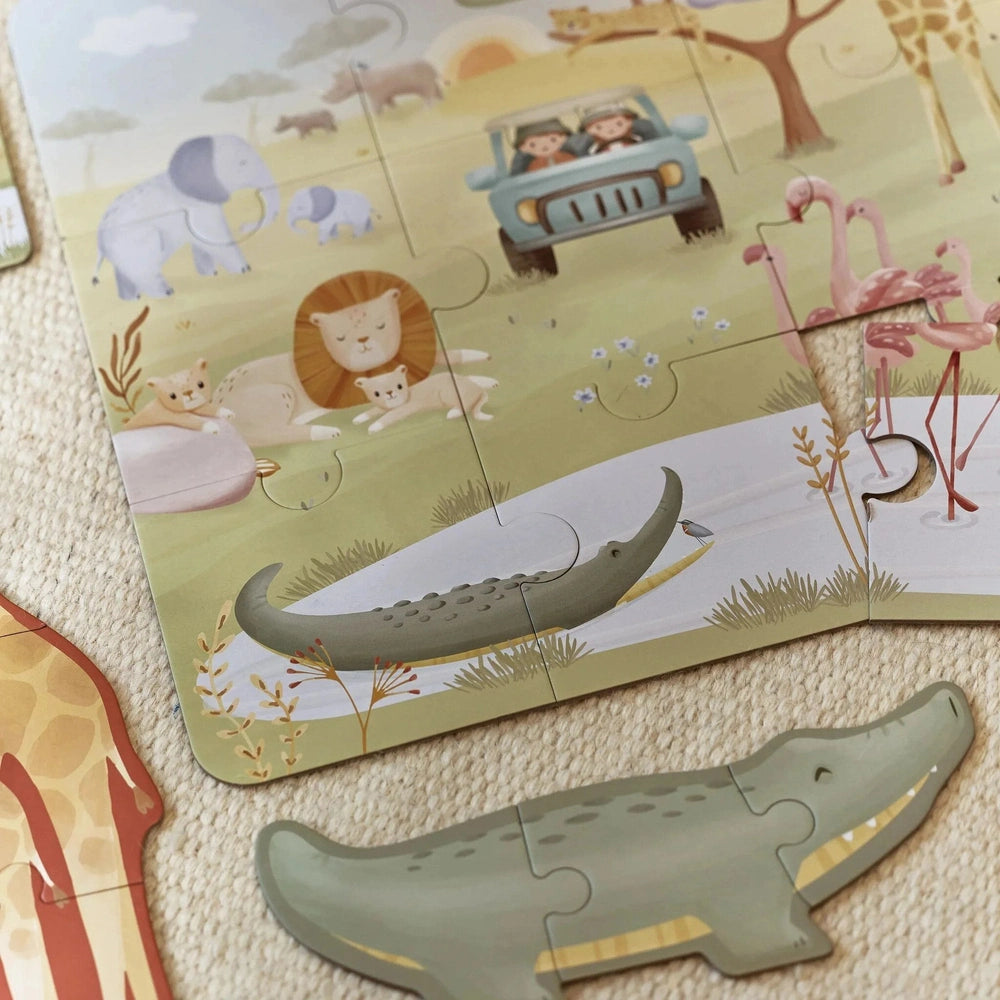 Little Dutch Safari Friends 6 Puzzels
