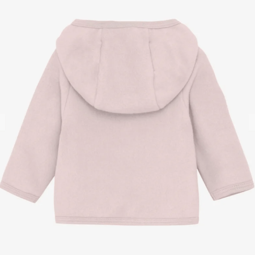 Huttelihut Babyjasje in Merinowol - Oud Roze