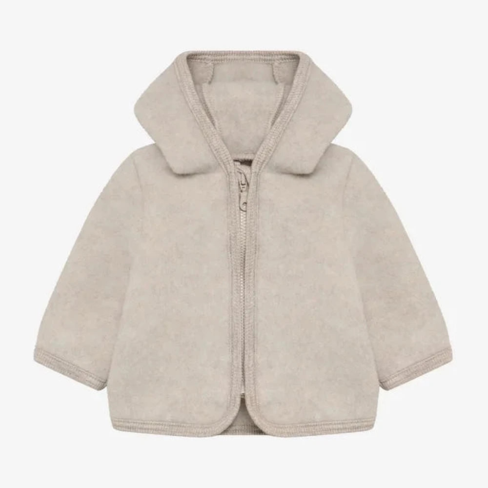 Huttelihut Veste bébé en laine mérinos - Beige
