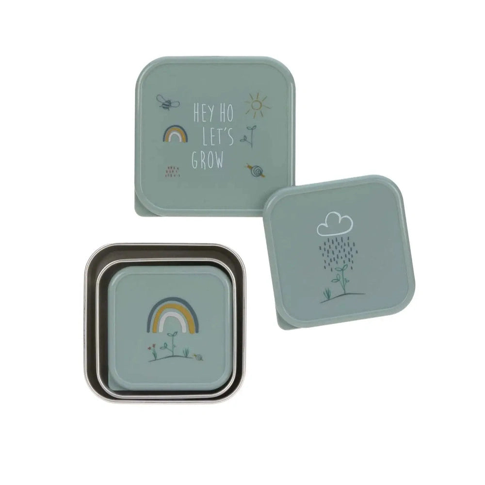Lässig Roestvrije Snackbox 3 Delige Set - Garden Explorer