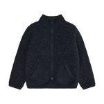 HUTTEliHUT Wollen Fleece Jas - Navy Melange