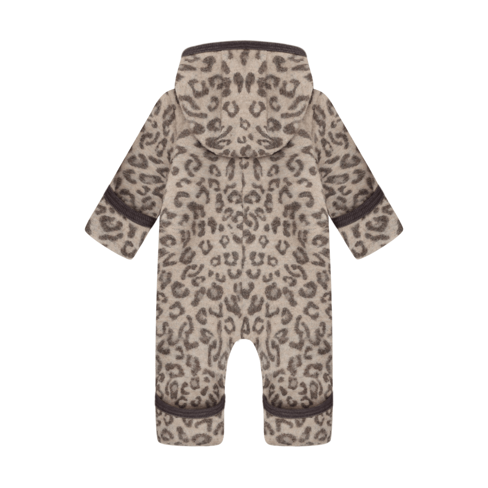 HUTTEliHUT Woll-Fleece-Winteranzug Jacquard - Camel Melange