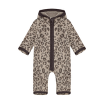 HUTTEliHUT Woll-Fleece-Winteranzug Jacquard - Camel Melange