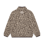 HUTTEliHUT Wollen Fleece Jas Jacquard - Camel Melange