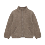 HUTTEliHUT Wollen Fleece Jas - Savannah Melange