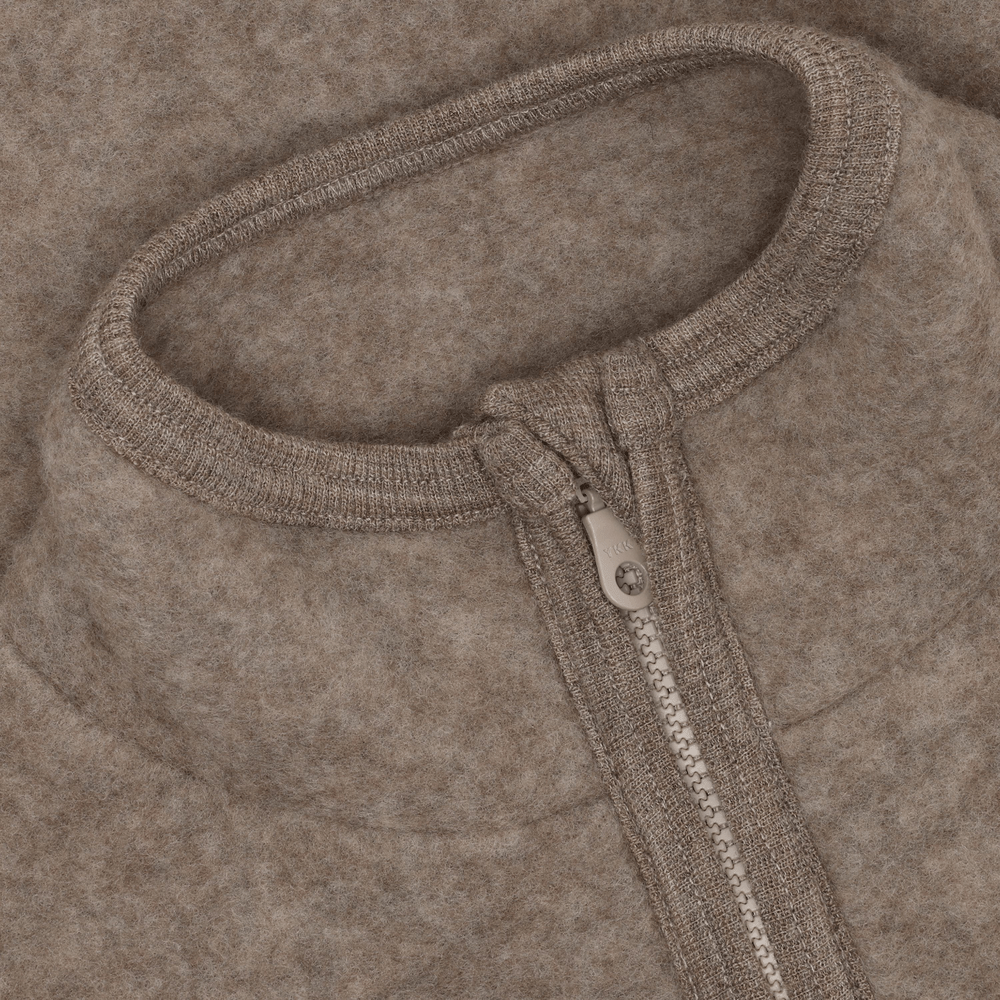 HUTTEliHUT Wollen Fleece Jas - Savannah Melange
