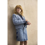 HUTTEliHUT Cardigan en tricot - Bleu clair de lune