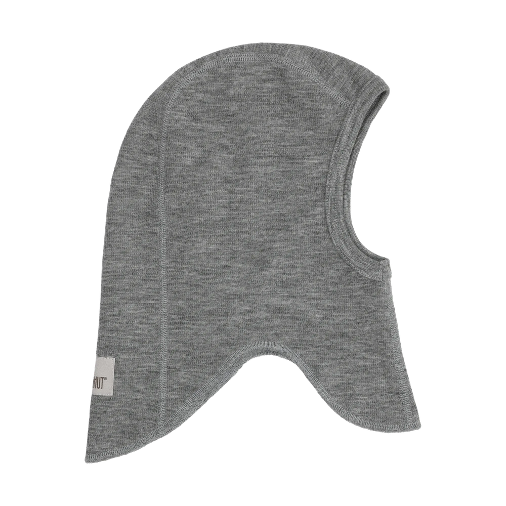 HUTTEliHUT Bivakmuts Wol Rib - Medium Grey Melange