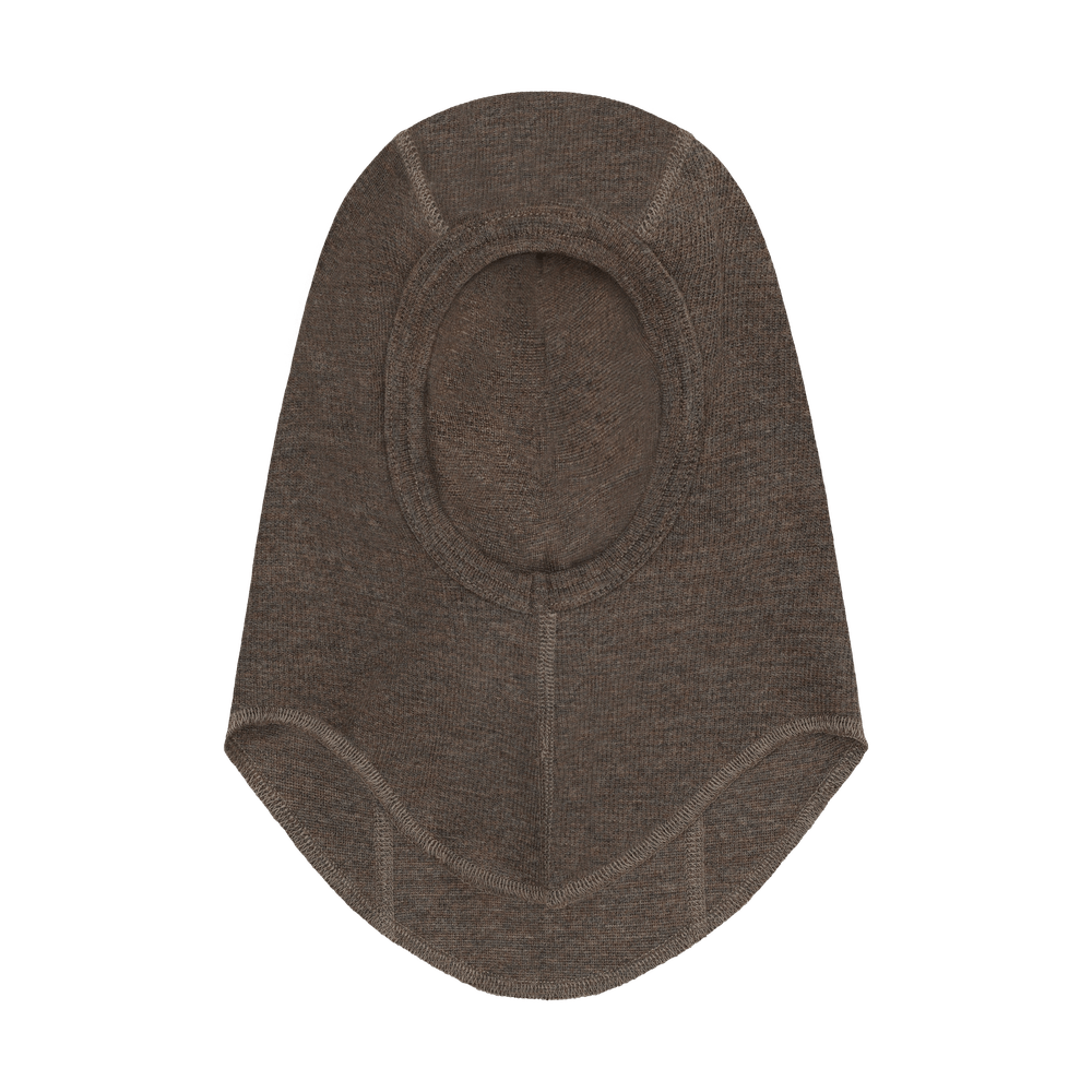 HUTTEliHUT Bivakmuts Wol Rib - Brown Melange