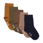 Minymo Enkelsokken Multi 5-pack - Dried Herbs