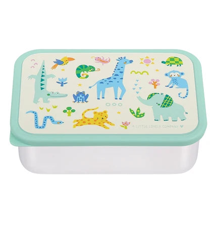 Little Lovely Stainless Steel Lunchbox - Jungle