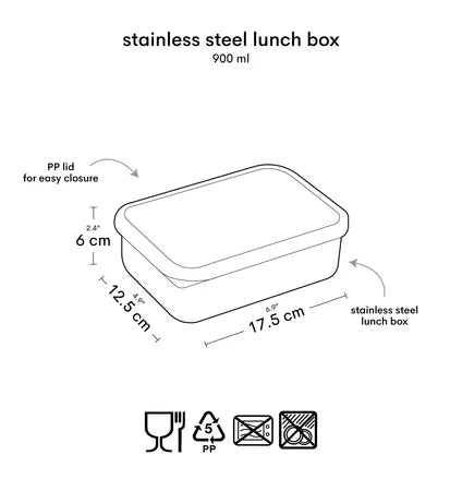 Little Lovely Stainless Steel Lunchbox - Robots