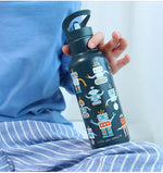 Little Lovely XL Stainless Steel Drinkbus 500ml - Robots
