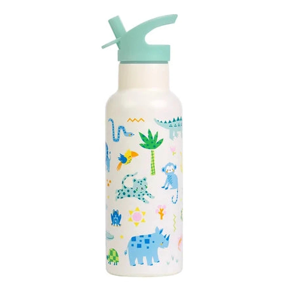 Little Lovely XL Stainless Steel Drinkbus 500ml - Jungle