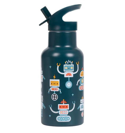 Little Lovely XL Stainless Steel Drinkbus 350ml - Robot